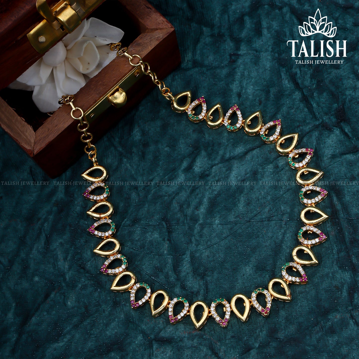 Premium Quality Ad Neckset With Studs