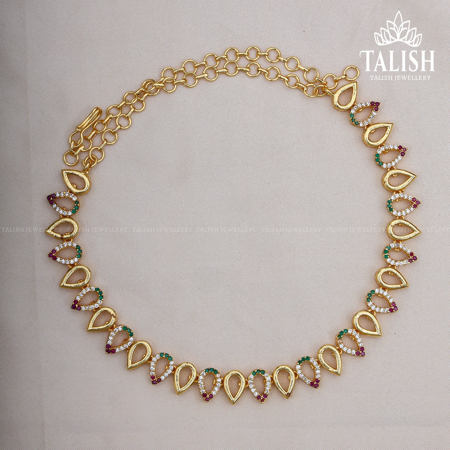 Premium Quality Ad Neckset With Studs