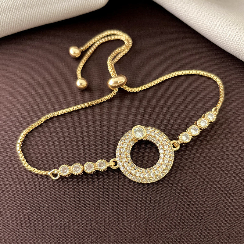 Premium Micro   Plated Bracelet For women Adjustable in Any Size  Talish