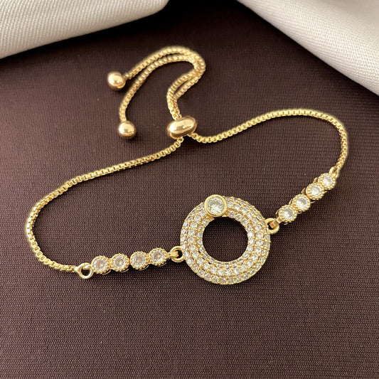 Premium Micro   Plated Bracelet For women Adjustable in Any Size  Talish